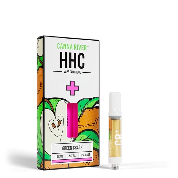 Canna River - HHC - Cartridge - (1G x 2pcs) - Green Crack - Sativa
