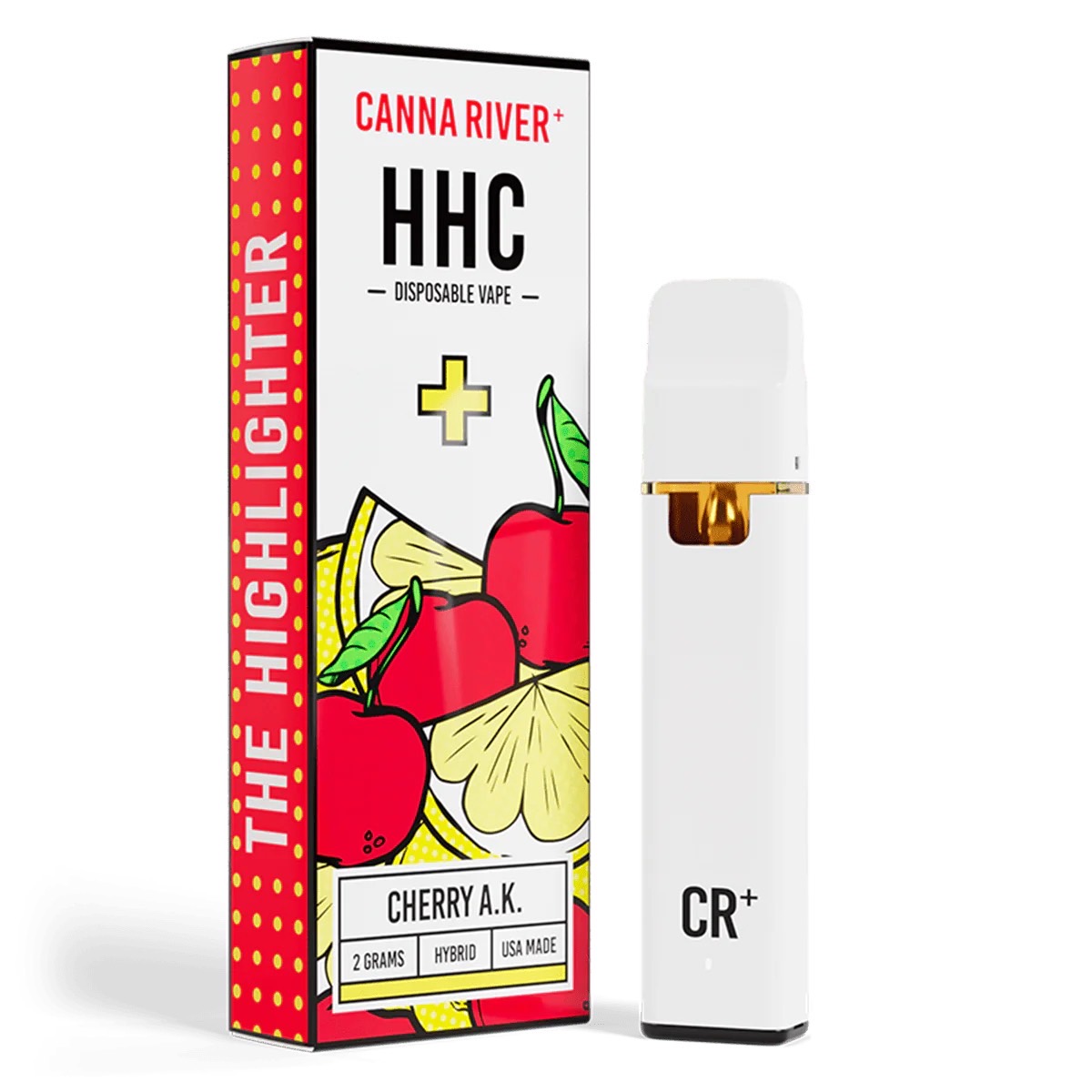 Canna River – HHC – Cherry A.K. (Hybrid) – 2G – Disposable